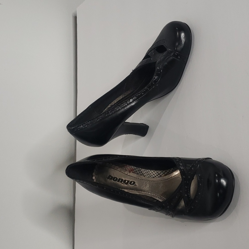 Bongo Black Heels Vintage Y2K Early 2000s Size 6